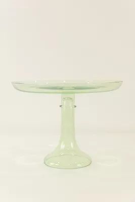 Estelle Colored Glass Cake Stand | Anthropologie (US)