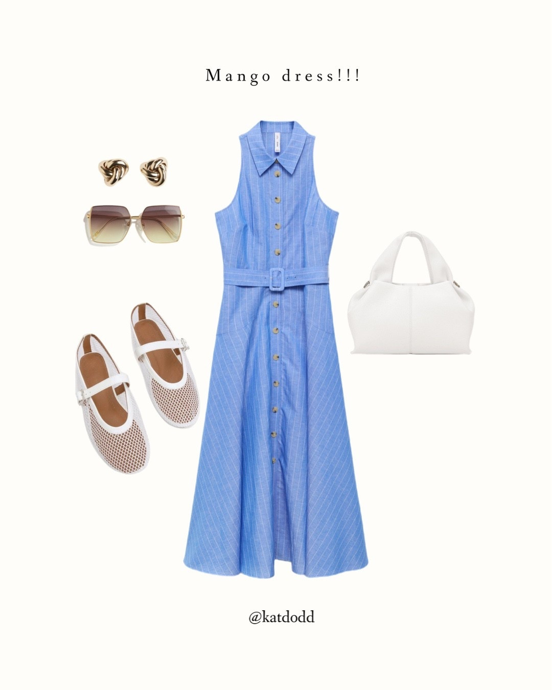 How stunning is this mango dress!!! Accessorising with bargain items, H&M member sale on again for jewellery and sunnies, boohoo heels and the amazing dupe Amazon bag 🤍 obsessed with this summer look! 


Amazon dupe bag blue linen shirt dress mesh shoes knot gold earrings summer outfit 

#LTKsummer #LTKuk #LTKstyletip