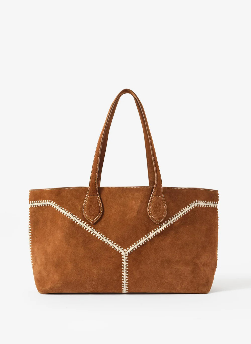 Tula Tan Suede Tote Bag | Mint Velvet
