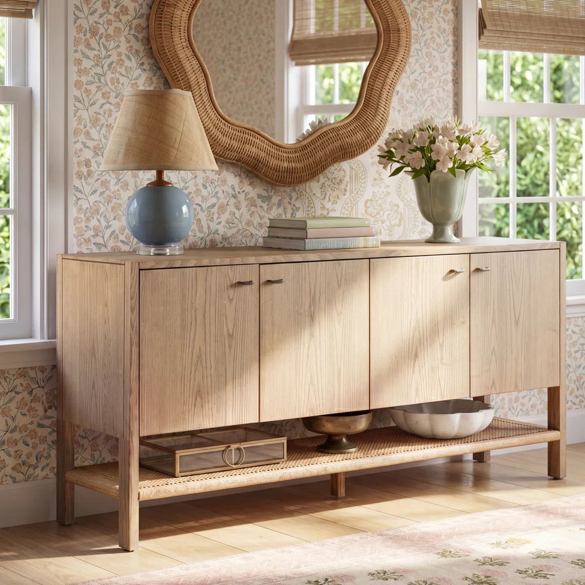Deirdre 72.25'' Solid Wood Sideboard | Wayfair North America