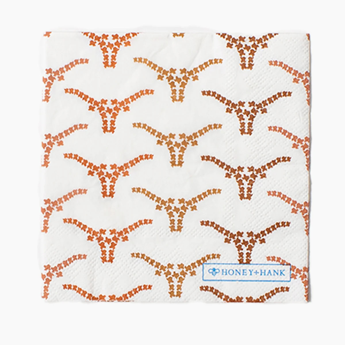 Texas Longhorns Paper Cocktail Napkins | Honey + Hank