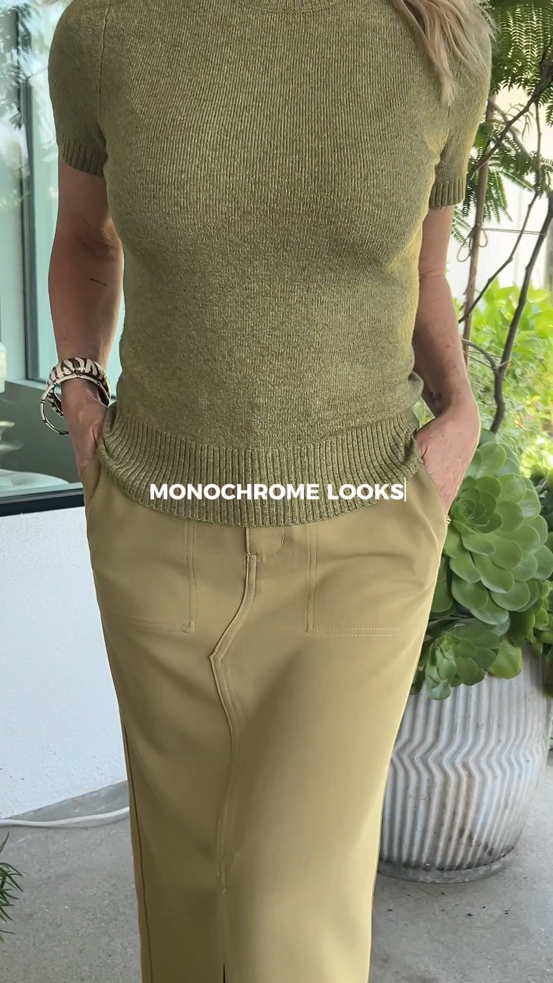 We curate every piece with you in mind, so getting dressed is one less thing to stress.

For those days where you don't know what to wear, make it chic and easy with a monochrome look.