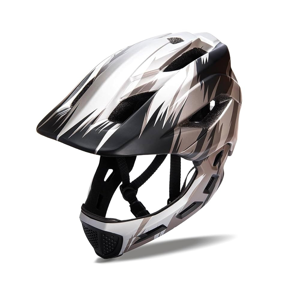 Toddler and Kids Full Face Helmet, Girl and Boy BMX Multi-Sport Detachable Mountain Dirty Bike He... | Amazon (US)