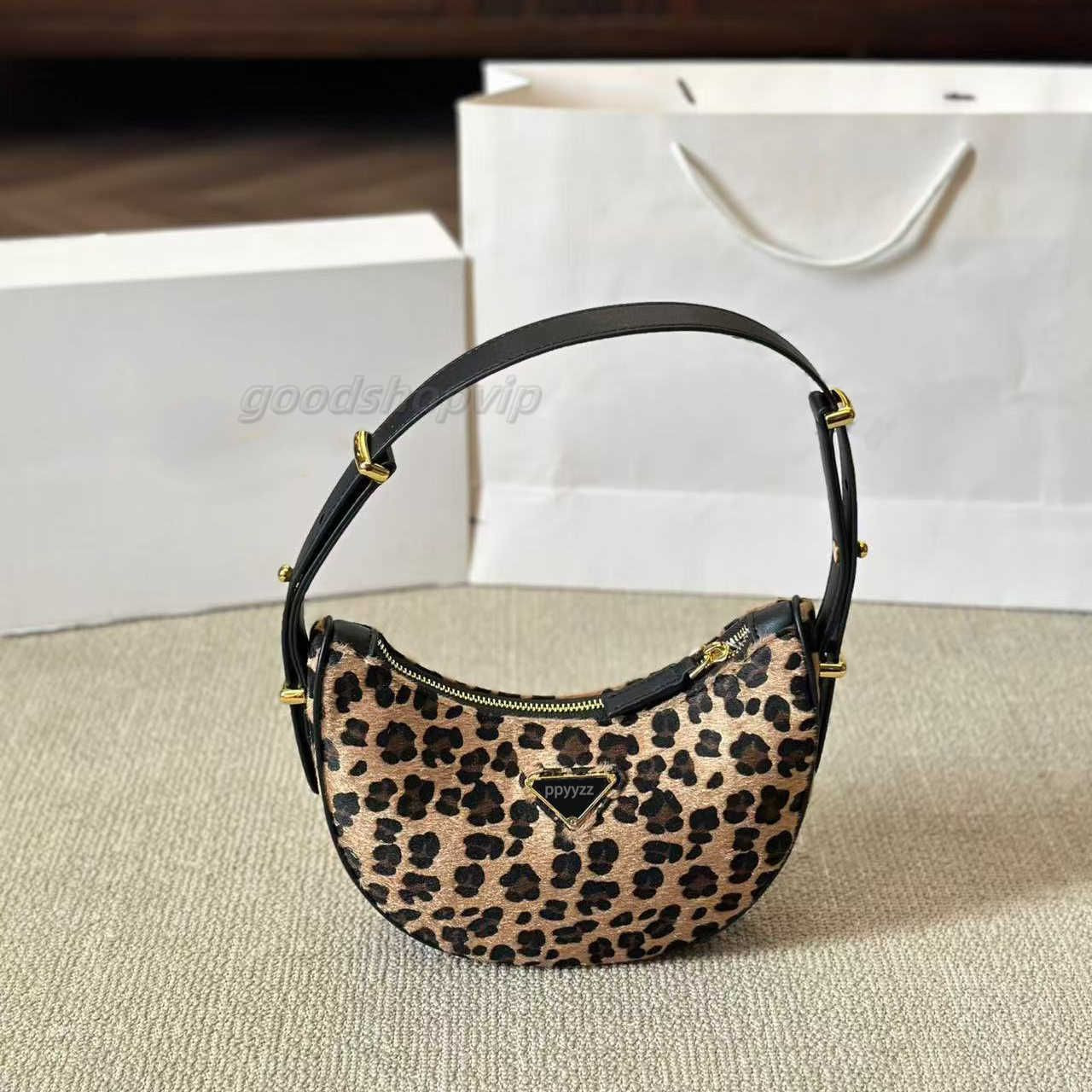 Best Selection of Handbags Brown Hobo Shoulder New Trendy Leopard Print Shoulder Bag   Chic Half ... | DHGate