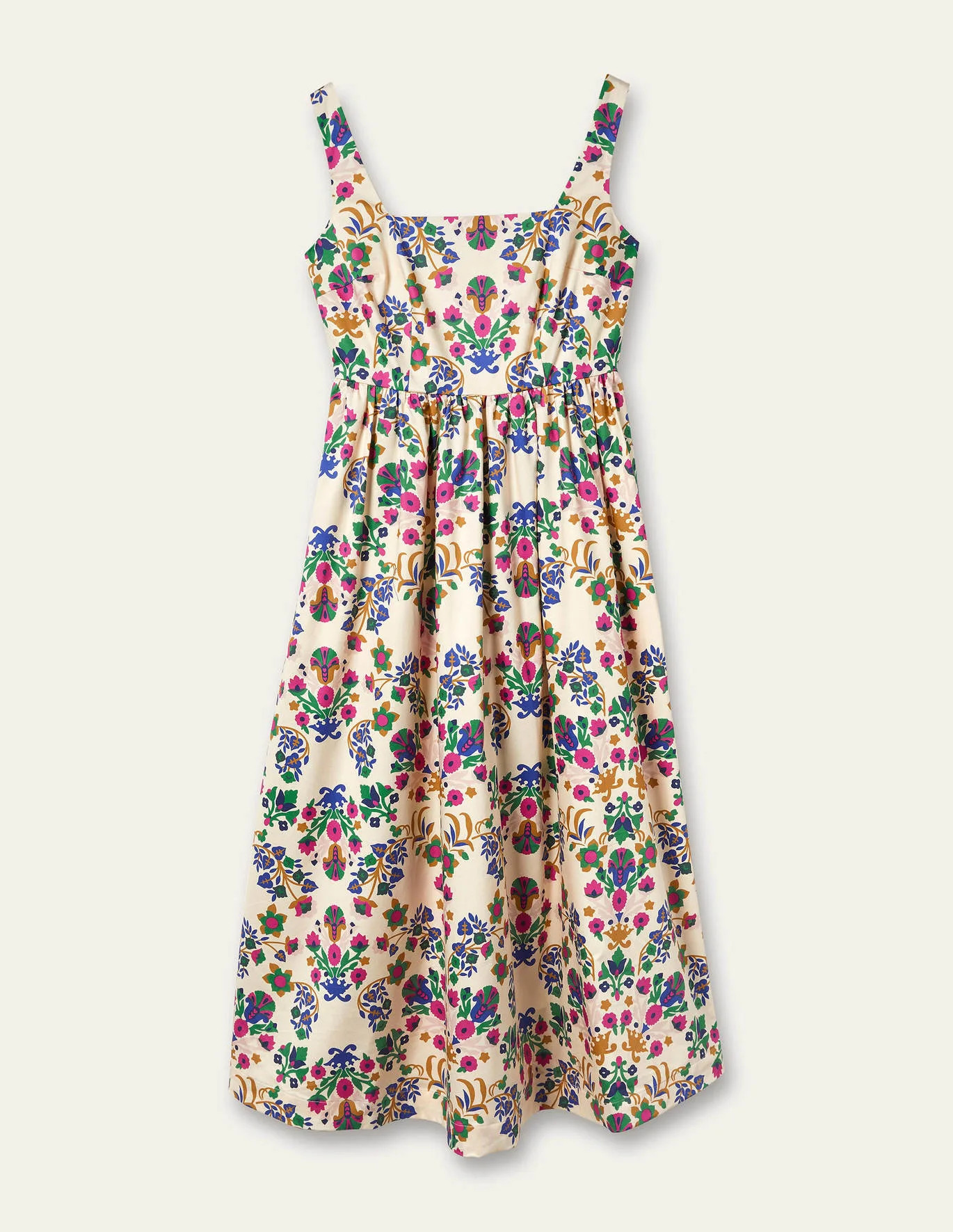 Violet Square Neck Midi Dress | Boden (US)