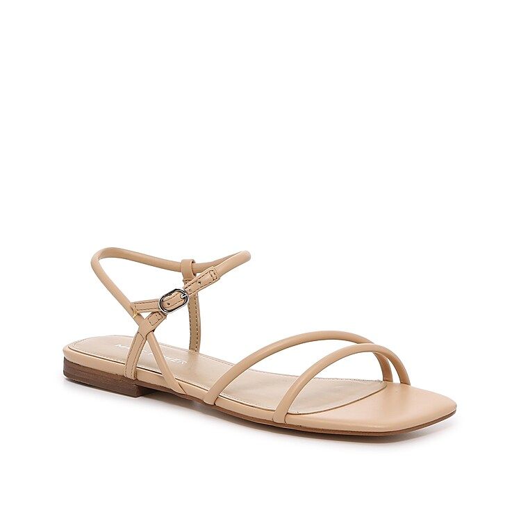 Marc Fisher Mikal Sandal - Women's - Taupe Leather - Flat Slingback | DSW