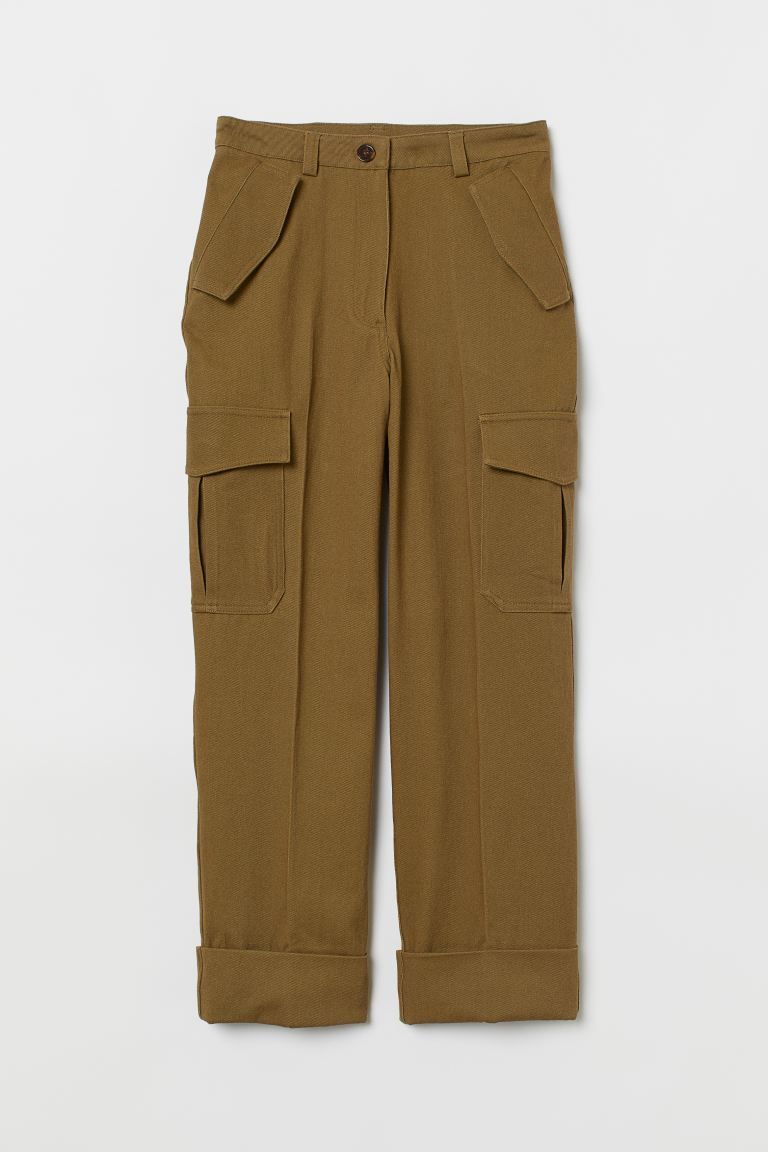 Ankle-length cargo trousers | H&M (UK, MY, IN, SG, PH, TW, HK)