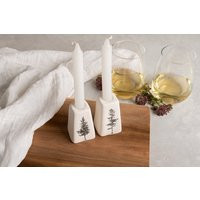 White Candlestick Holder Set, Handmade Ceramic Holder, Pottery Wedding Gift, Valentine's Day Romantic Gift | Etsy (US)