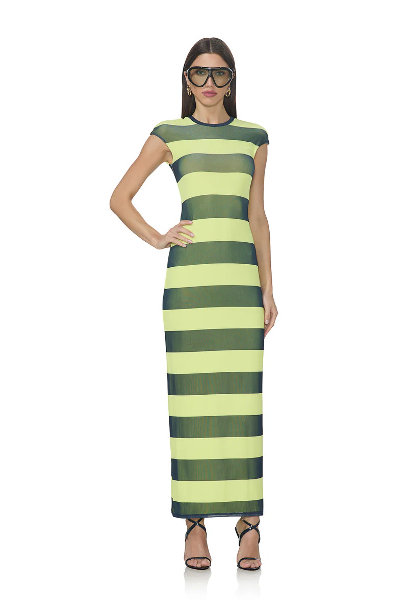 Cody Dress - Lime Rugby | ShopAFRM