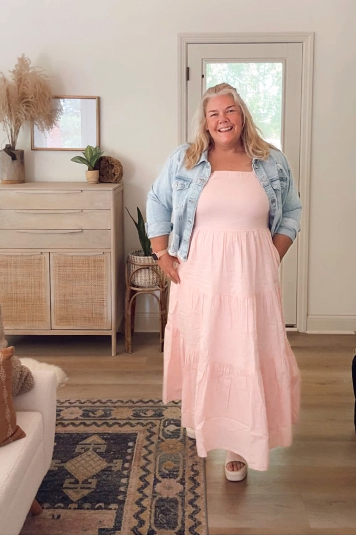 Pretty in Pink!! Any occasion dress!! It’s lined and has pockets!!!! Fits my 5’4” body perfectly in a size XL! #summersresses #pinkdress #midsizefashion

#LTKstyletip #LTKFind #LTKcurves