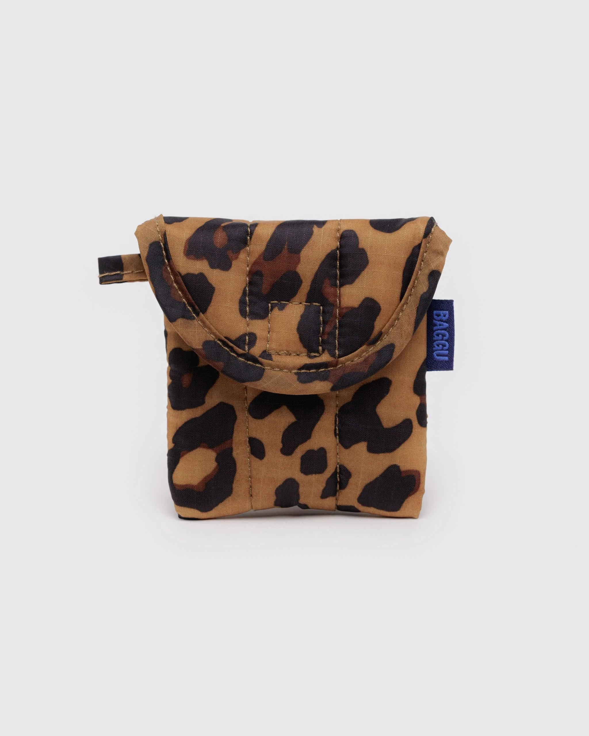 Puffy Earbuds Case Leopard - Baggu | BAGGU