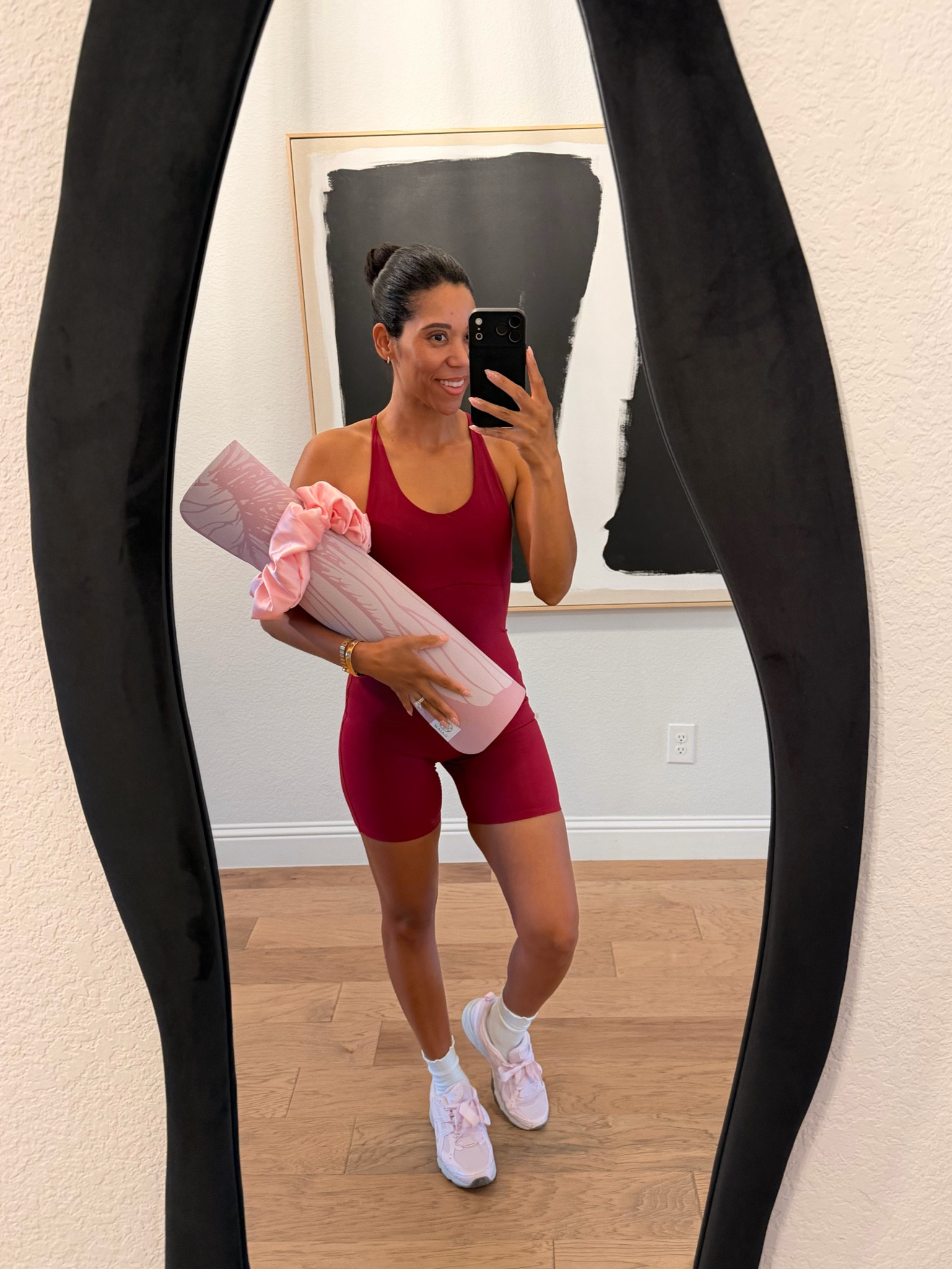 Yoga mat scrunchie🫰🏽💓☺️