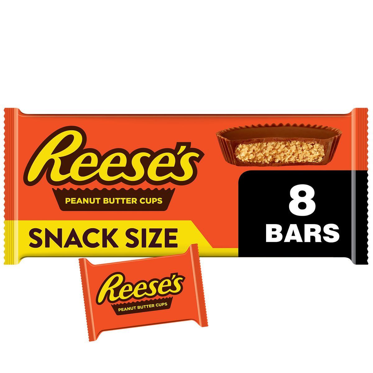 Reese's Peanut Butter Snack Size Cups Bag - 4.4oz/8ct | Target