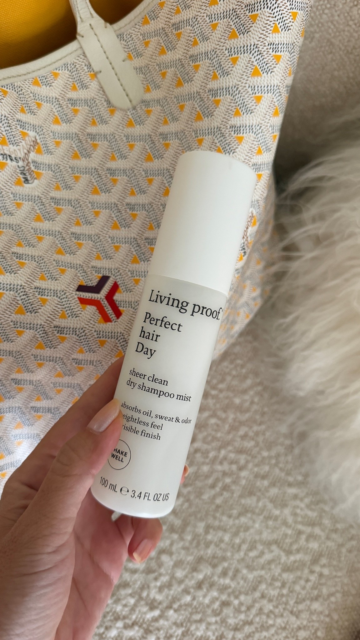 New favorite dry shampoo with a clear finish from Living Proof