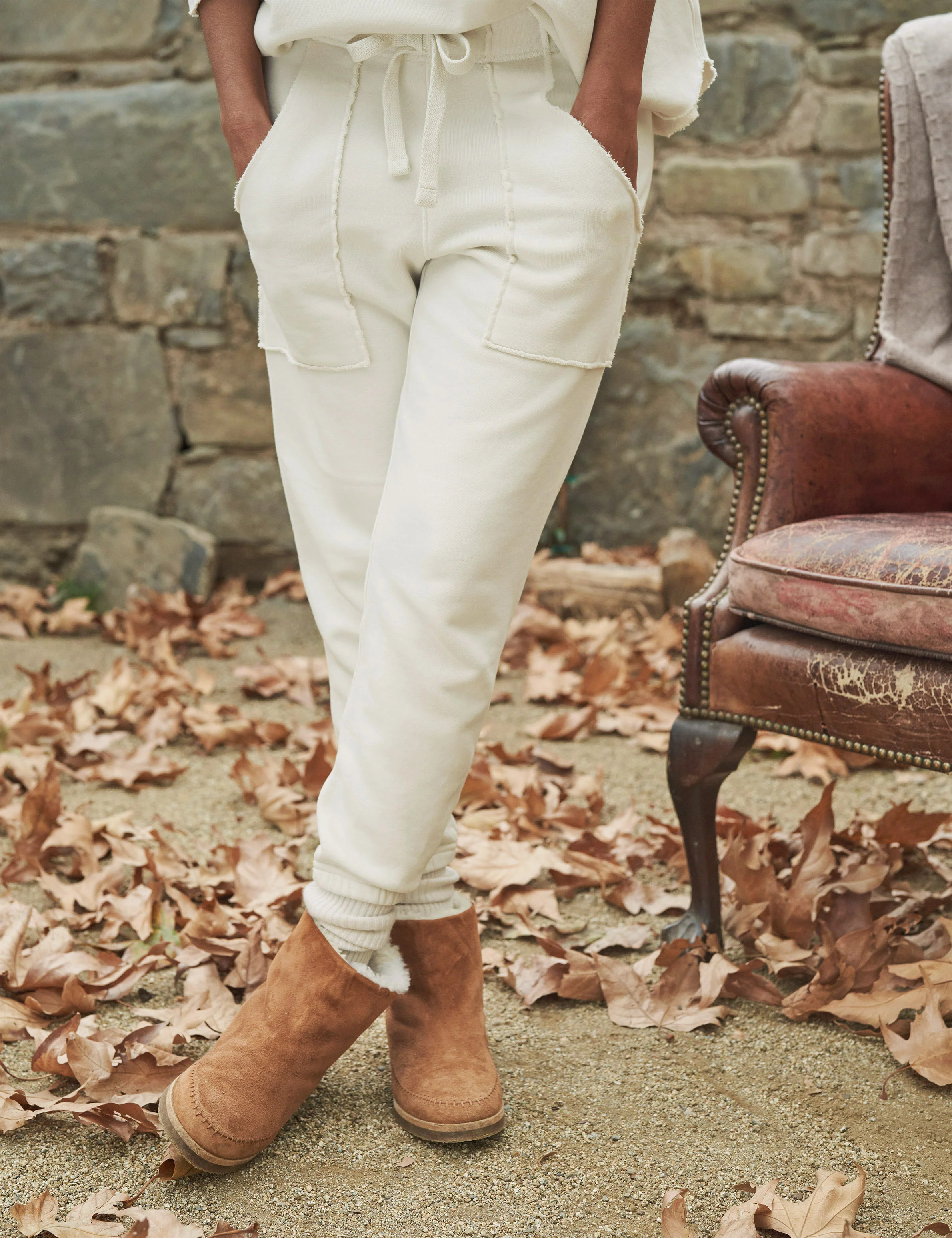 EAMON Vintage White, Triple Fleece | Frank & Eileen