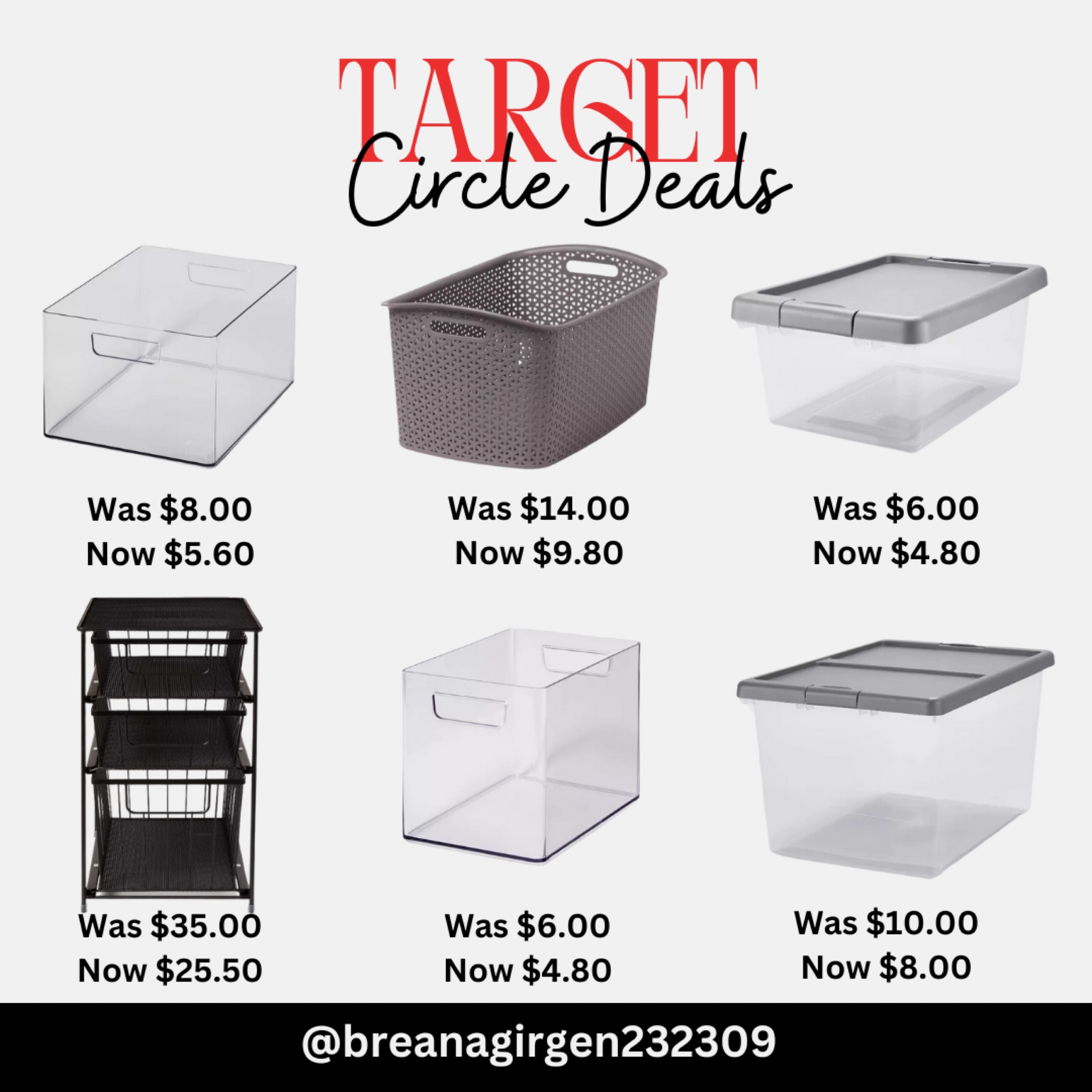 My favorite storage items from Target to keep my closets and cabinets organized! 