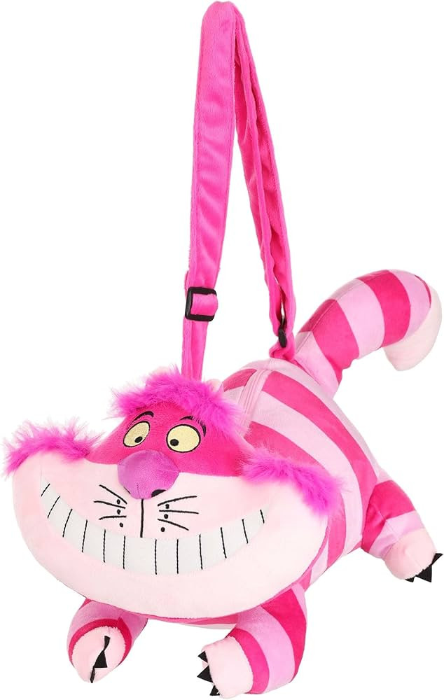 Disney Cheshire Cat Costume Companion Purse - Fiber-Filled Plush Bag with Adjustable Strap, Offic... | Amazon (US)