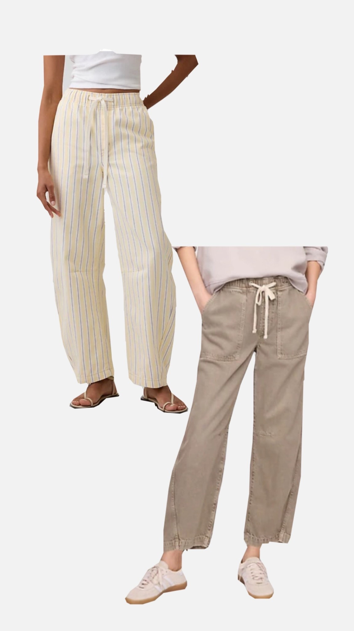 Spring pants!

Small Tall in both. The come in short regular and tall 

Spring pants, spring denim, spring outfit ideas, barrel pants, barrel denim, lounge pants, casual pants 

#LTKTall #LTKmomlife #LTKootd