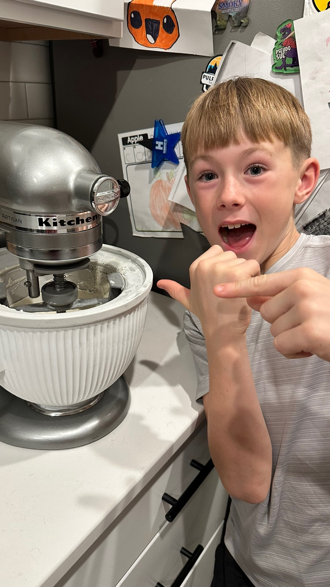 upped my cool mom status when I told the boys we could make ice cream at home — LET’S MAKE SOME! 🍨

the attachment made it so easy — my 8-year-old took the reins and crushed it. we started simple with vanilla bean topped with mini chocolate chips + rainbow sprinkles. IT WAS DELICIOUS. already dreaming up our next flavors… christmas-inspired, anyone? 🎄🎅🏻

#LTKGiftGuide #LTKKids #LTKmomlife