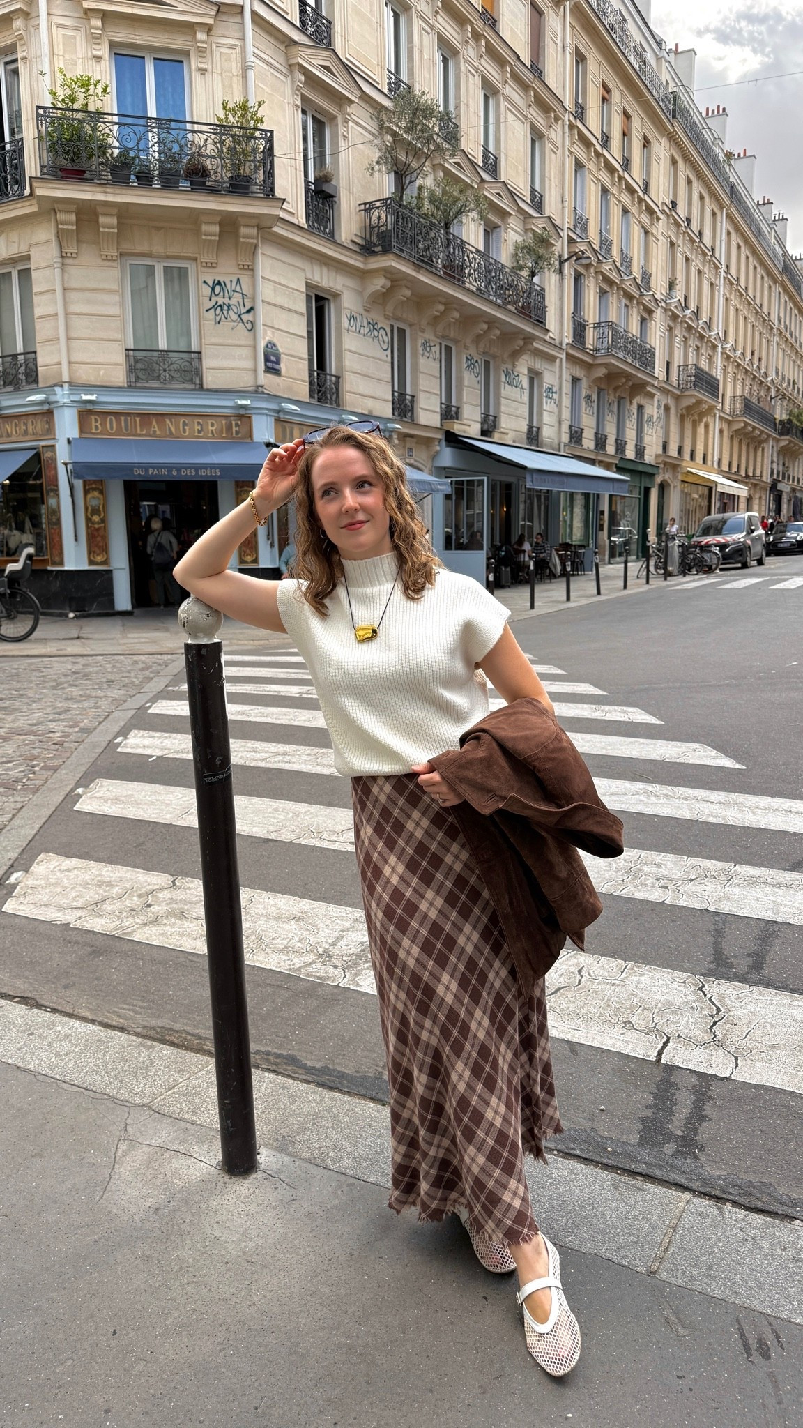 What I wore in Paris today. Xs petite wedge sweater, small elastic waist skirt (sized up 1) genuine suede jacket from Amazon! Wearing xs

#LTKSaleAlert #LTKSeasonal #LTKTravel