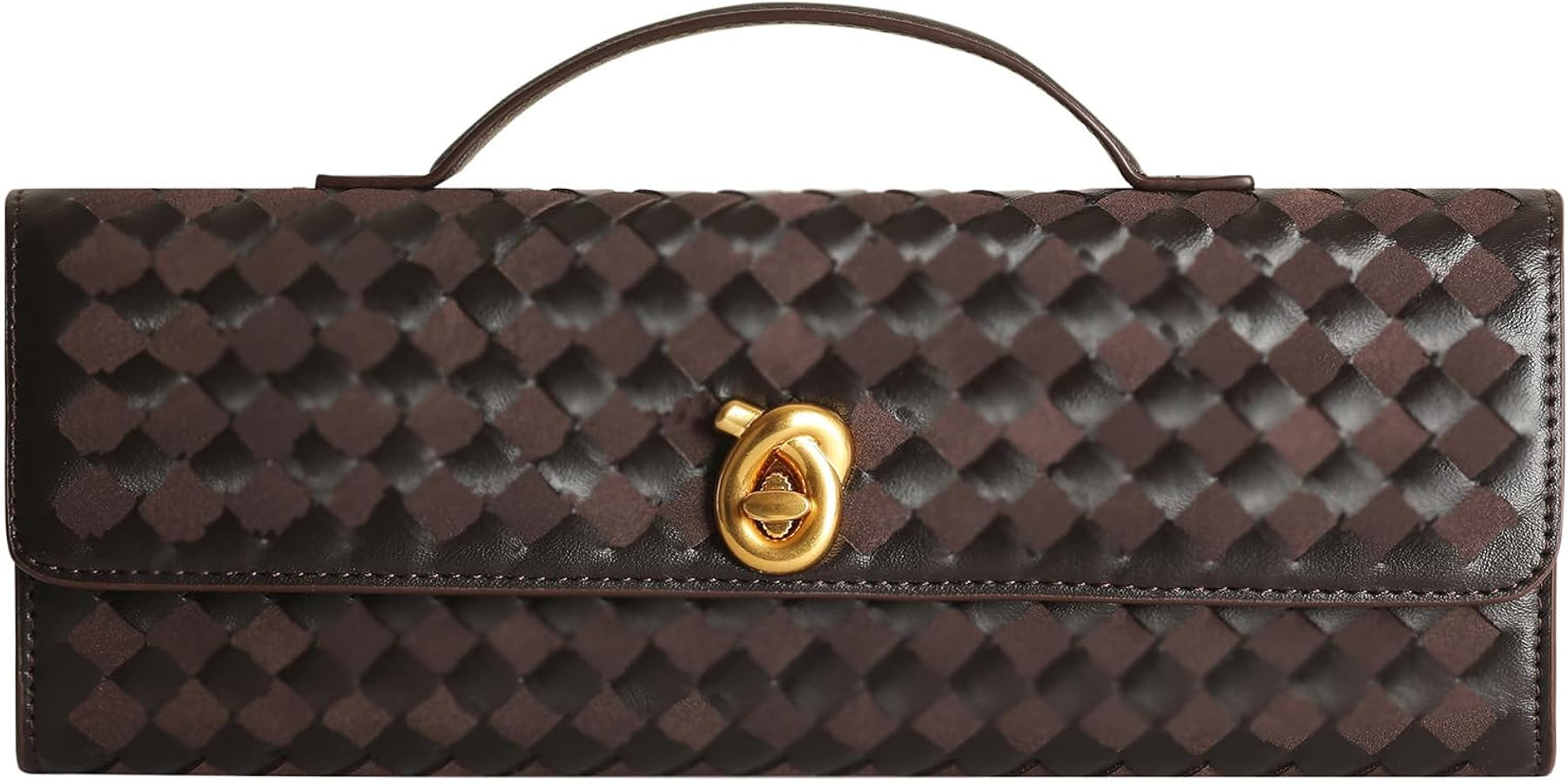 Woven Clutch Purses for Women, Leather Evening Clutch, Handmade Woven Shoulder Bag Crossbody Bag | Amazon (US)