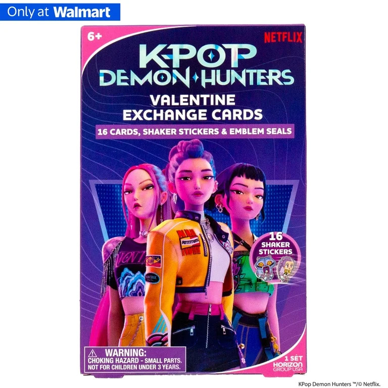 Netflix KPop Demon Hunters™ Valentine's Exchange Cards Set - 16 Card Pack (Walmart Exclusive) | Walmart (US)