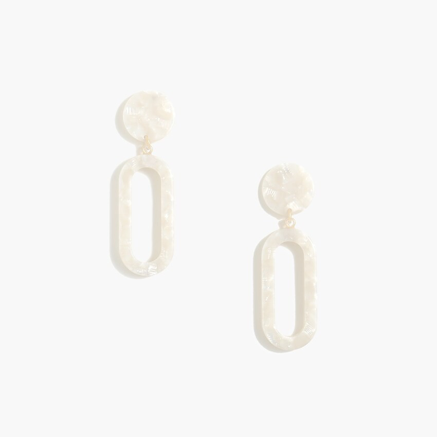 Tortoise statement earrings | J.Crew Factory