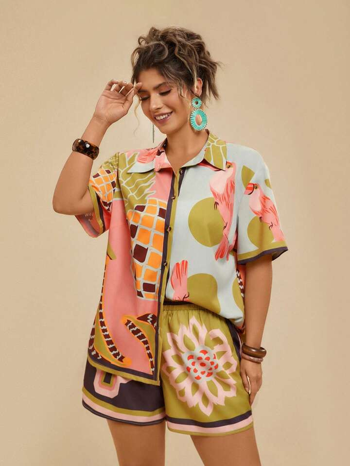 £15.63£18.49-15%Pay in full today or in 3 installments of £5.21Travachic Plus Size Women's Hol... | SHEIN