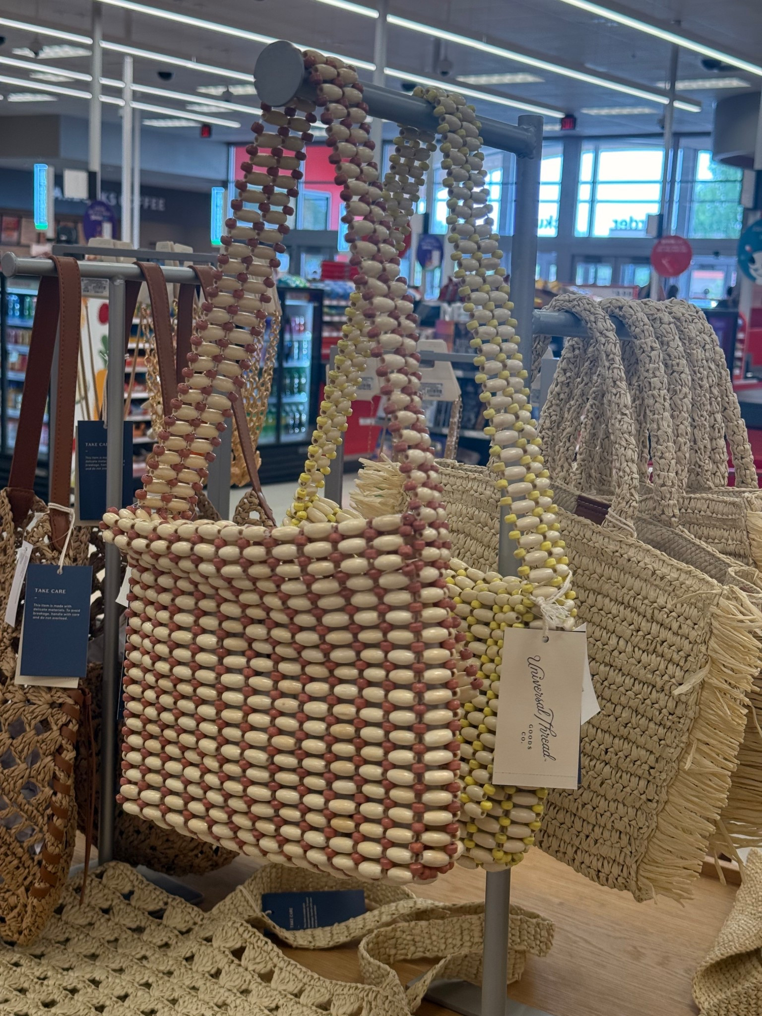 Beaded bag for summer from target// definitely a great look for less! 

Purse 
Target finds 


#LTKMothersDay #LTKSeasonal #LTKTravel