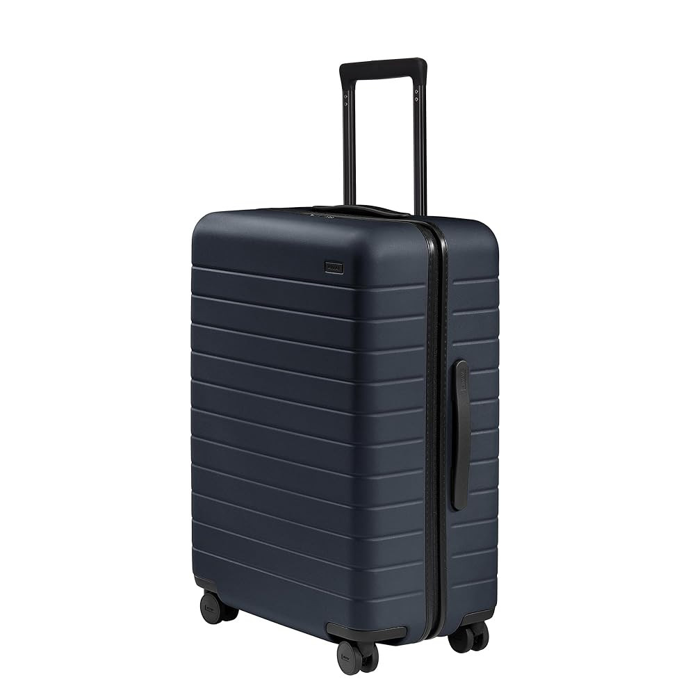 Away Medium Checked Luggage, Lightweight Hard Shell Suitcase with Spinner Wheels, Durable Rolling... | Amazon (US)