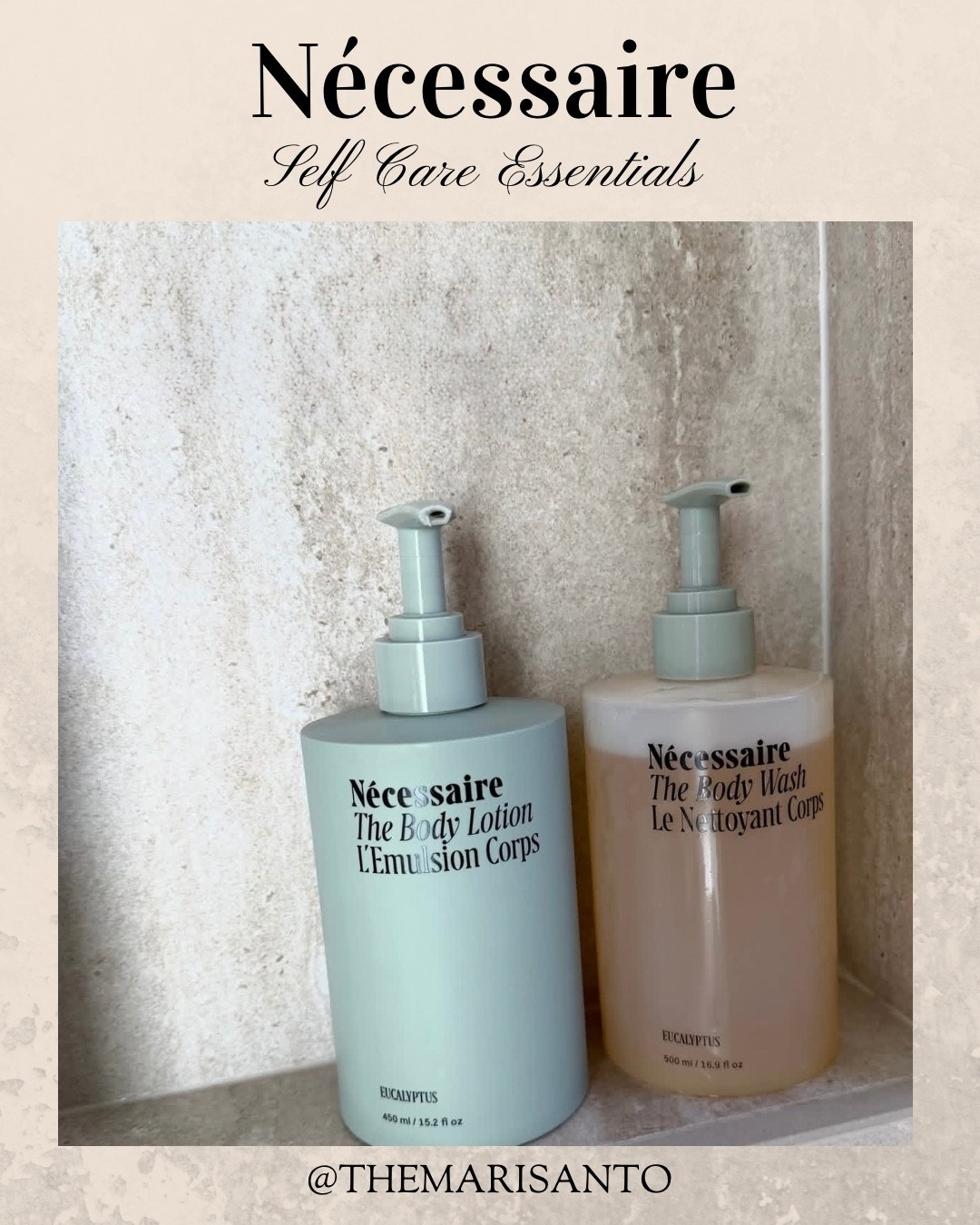 Your shower routine just got an upgrade ✨

Obsessed with these Nécessaire essentials — the body wash + body lotion combo that feels like a spa moment every single day. The scents are clean, elevated, and not overpowering… just that perfect “you smell amazing” vibe 🤍

If you’ve been wanting to romanticize your self-care routine, this is your sign. Linked on my LTK 🛁

#LTKbeauty #selfcareroutine #luxuryskincare #necessaire #bodycarefavorites

#LTKHome #LTKBeauty #LTKselfcare
