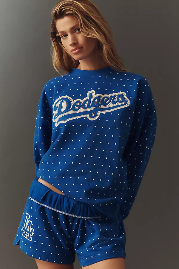Mitchell & Ness MLB Long-Sleeve Crew-Neck Pullover | Anthropologie (US)