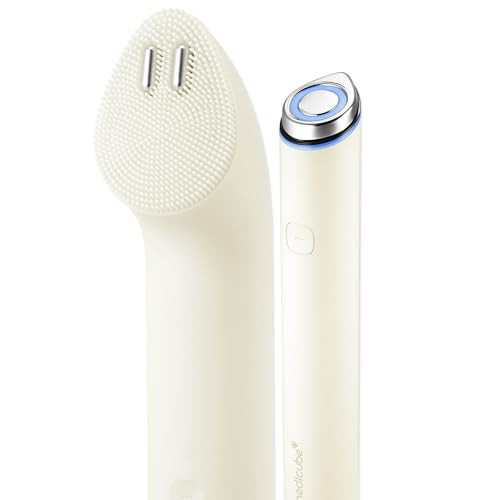 medicube Mini Booster Pro Plus Cleansing Device Set | 2-in-1 Facial Cleansing, Skincare Device | Pore, Makeup, Excess Sebum Care | Portable Skincare Booster with 3 Modes | Korean Facial Device, Beige | Amazon (US)