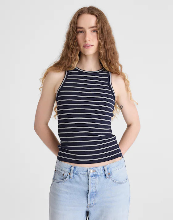 The Essential Tank in Utility Rib | Madewell