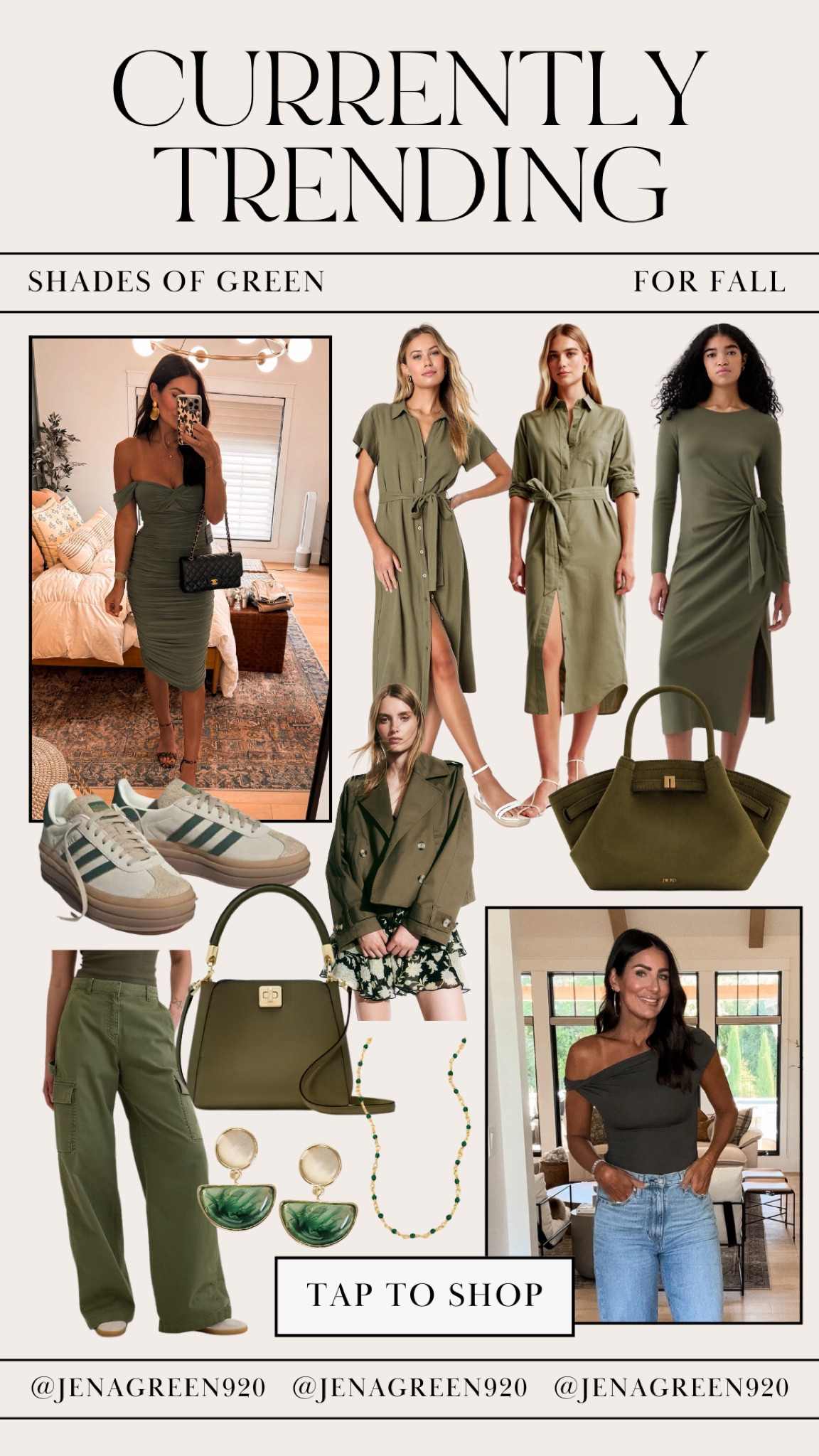 Currently Trending | Green Fashion | Earthy Greens | Green Trench Coat 

#LTKStyleTip #LTKFindsUnder100 #LTKFindsUnder50