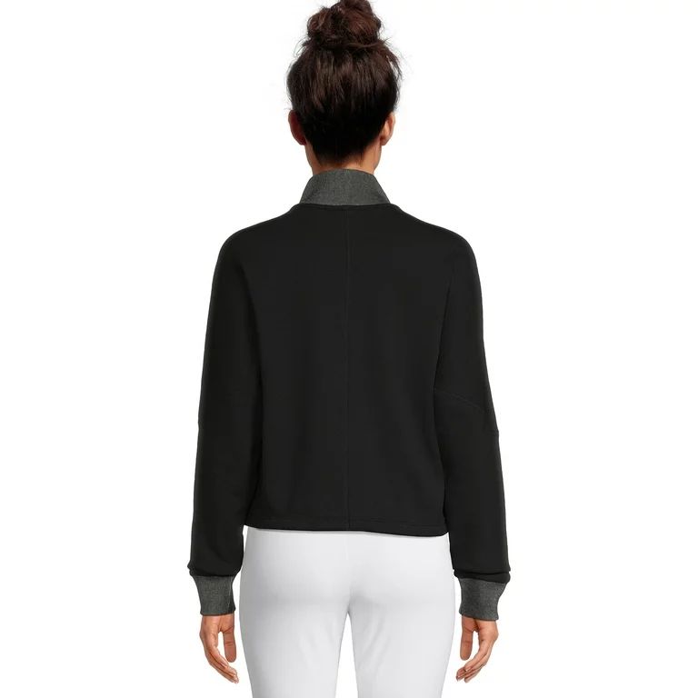 Avia Women’s French Terry Cloth Quarter Zip Tennis Jacket, Sizes XS-3X - Walmart.com | Walmart (US)