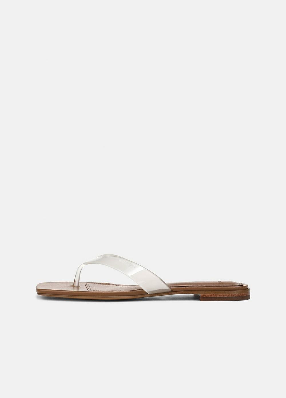 Women's San Juan Jelly Thong Sandal, Clear, Size 5 Vince | Vince LLC