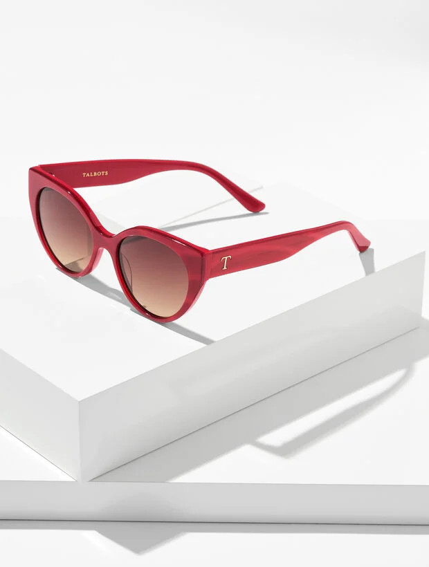 Vicky Red Marble Sunglasses | Talbots