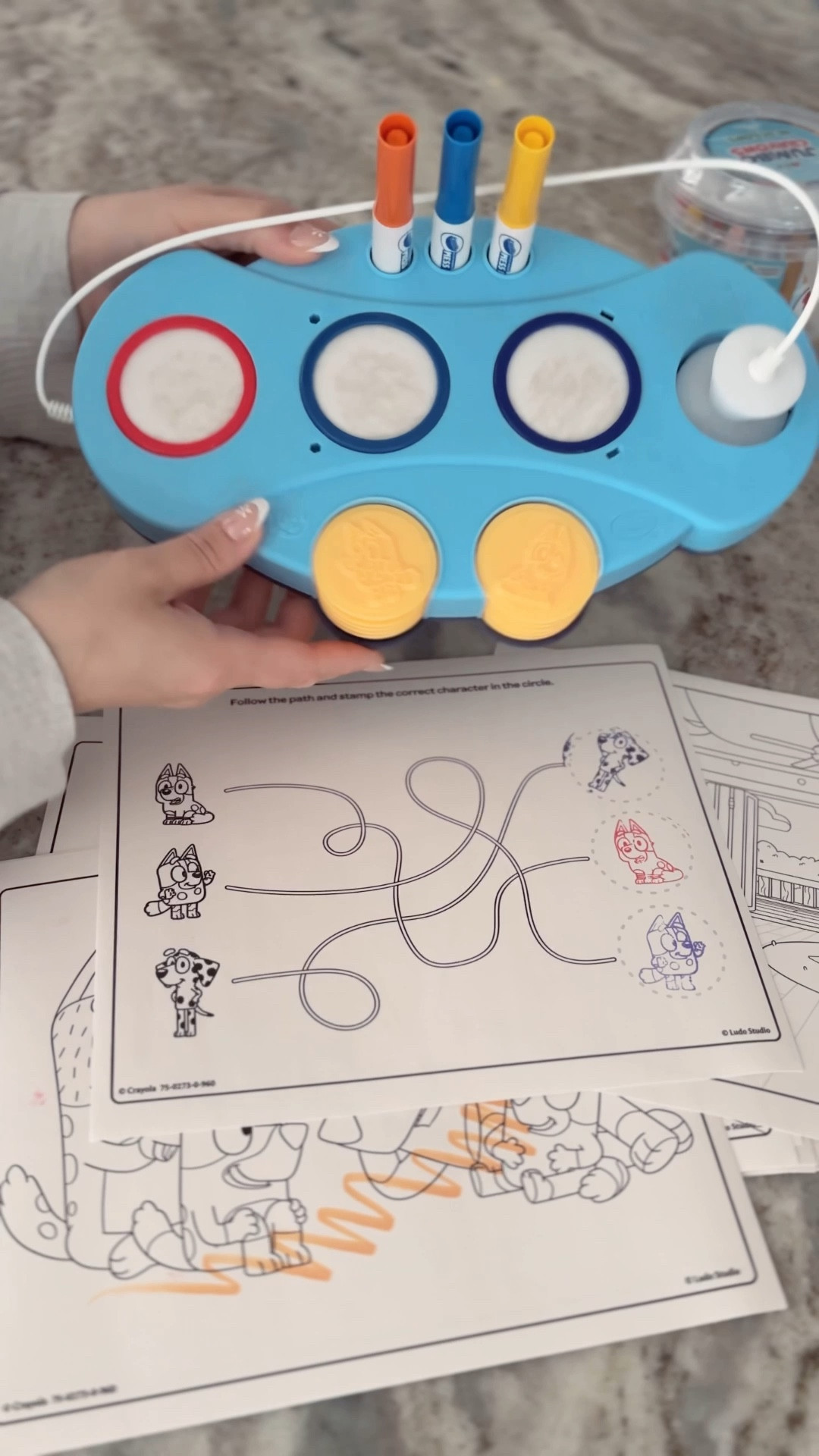 This is the easiest mess-free activity for your Bluey lovers 💙✨
This Bluey coloring + stamping kit is the perfect last-minute Easter basket stuffer 🐣
No mess, no stress… & it keeps them busy for hours (yes please 🙌🏼)

Busy mama win ✔️
Toddler-approved ✔️
Actually entertaining ✔️

Run before this sells out again 👀

Comment “Fun” to get the links sent straight to your inbox 🫶🏻

Save this for Easter basket inspo 💕











.
.
.
.
.
#easterbasketstuffers #bluey #blueyparty #easterbasketideas #easterbaskets 

#LTKKids #LTKmomlife #LTKSeasonal