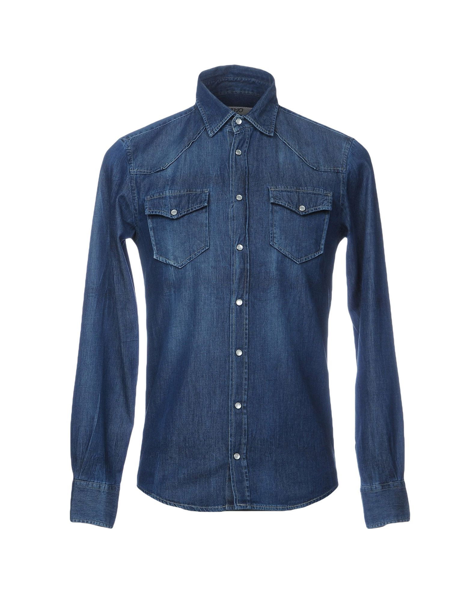LIU JO MAN Denim shirts | YOOX (US)