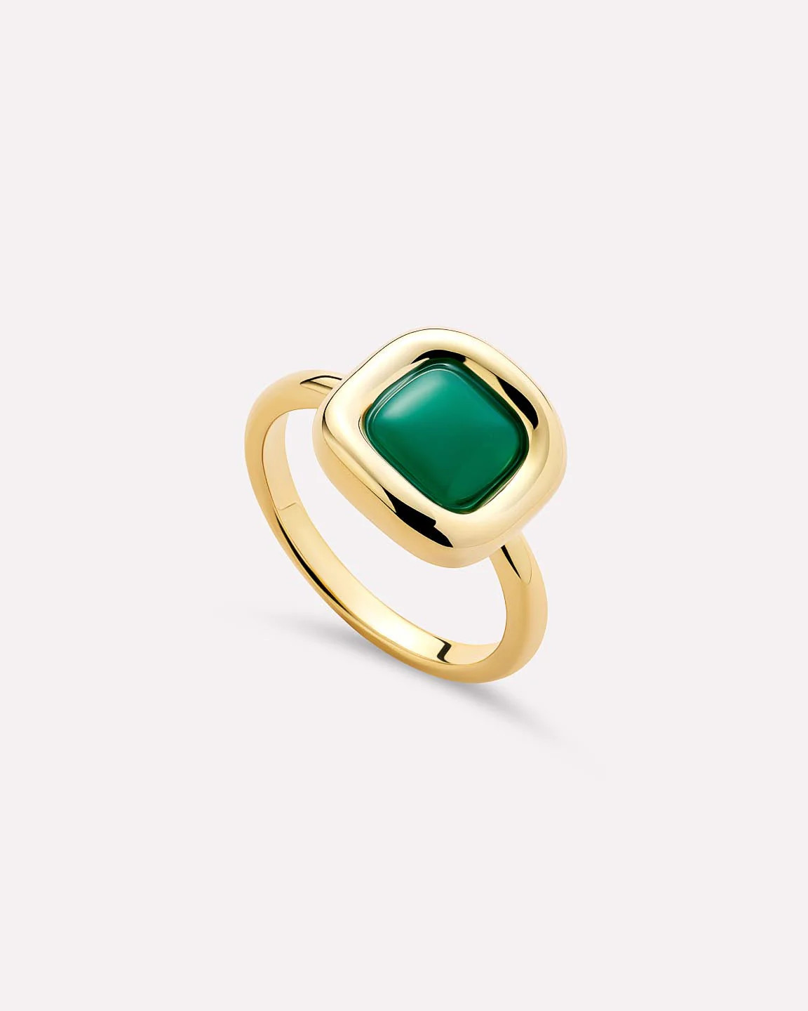 Statement Ring - Clara Ring Green Onyx | Ana Luisa