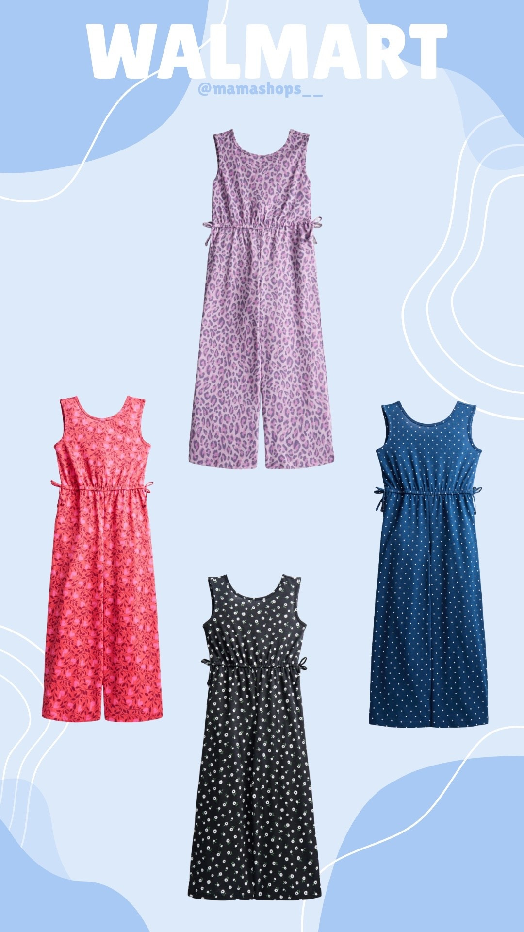 Wonder Nation Girls wide leg play Jumpsuit with adorable patterns !💖👧🏻

Linking them all here 🔗✨

#LTKSeasonal #LTKmomlife #LTKKids