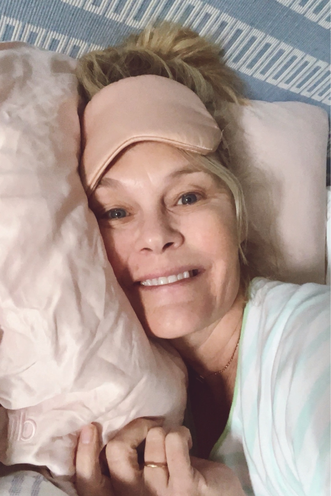 A good nights sleep with my silk pillow case and eye mask! And always my Lake Short long Pajamas!
#beautyproduct #sleep #matureskin #curlyhair #straighthair 

#LTKBeauty #LTKFindsUnder50 #LTKTravel