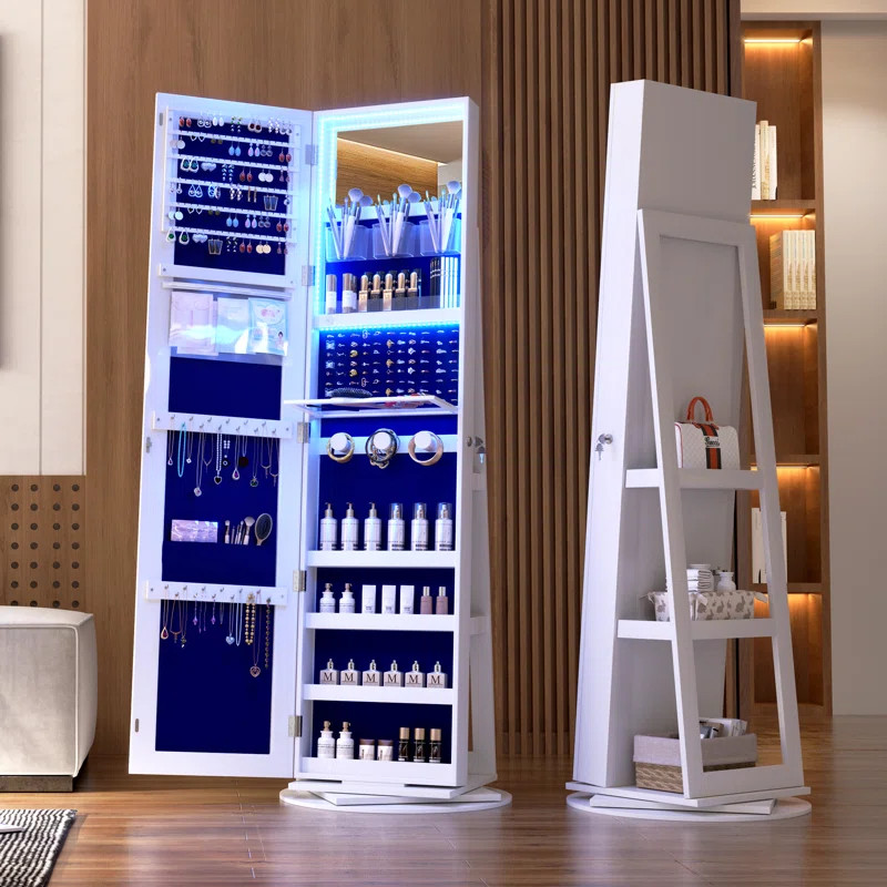 21.6'' Wide Freestanding Jewelry Armoire | Wayfair North America