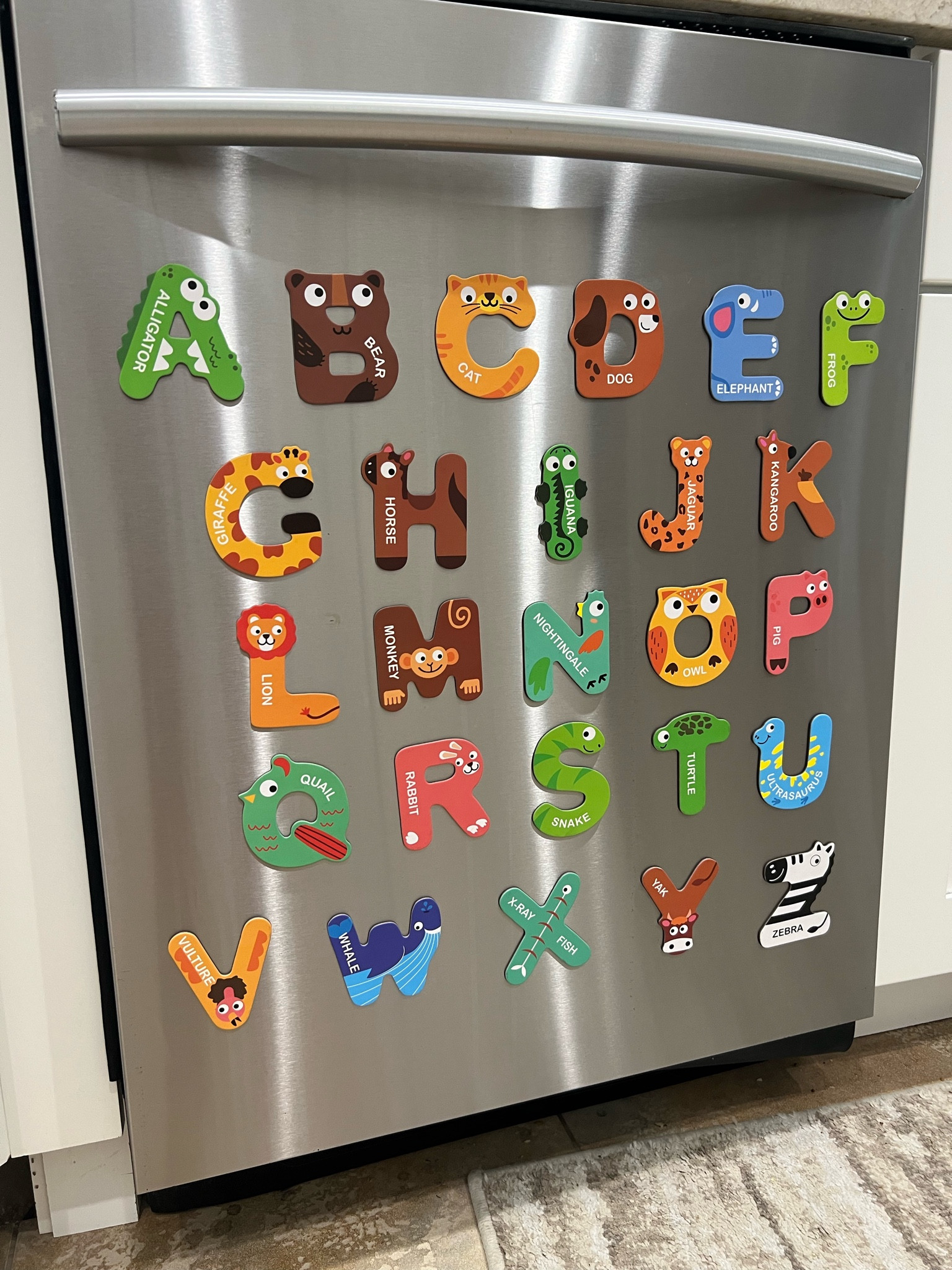 Kid Letter/Animal Magnets! Perfect distraction for when you are trying to cook up dinner! 

#LTKfamily #LTKhome #LTKkids