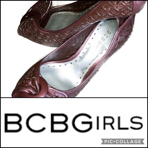 BCBGirls Peep Toe Leather Pumps 6B NWOT | Poshmark