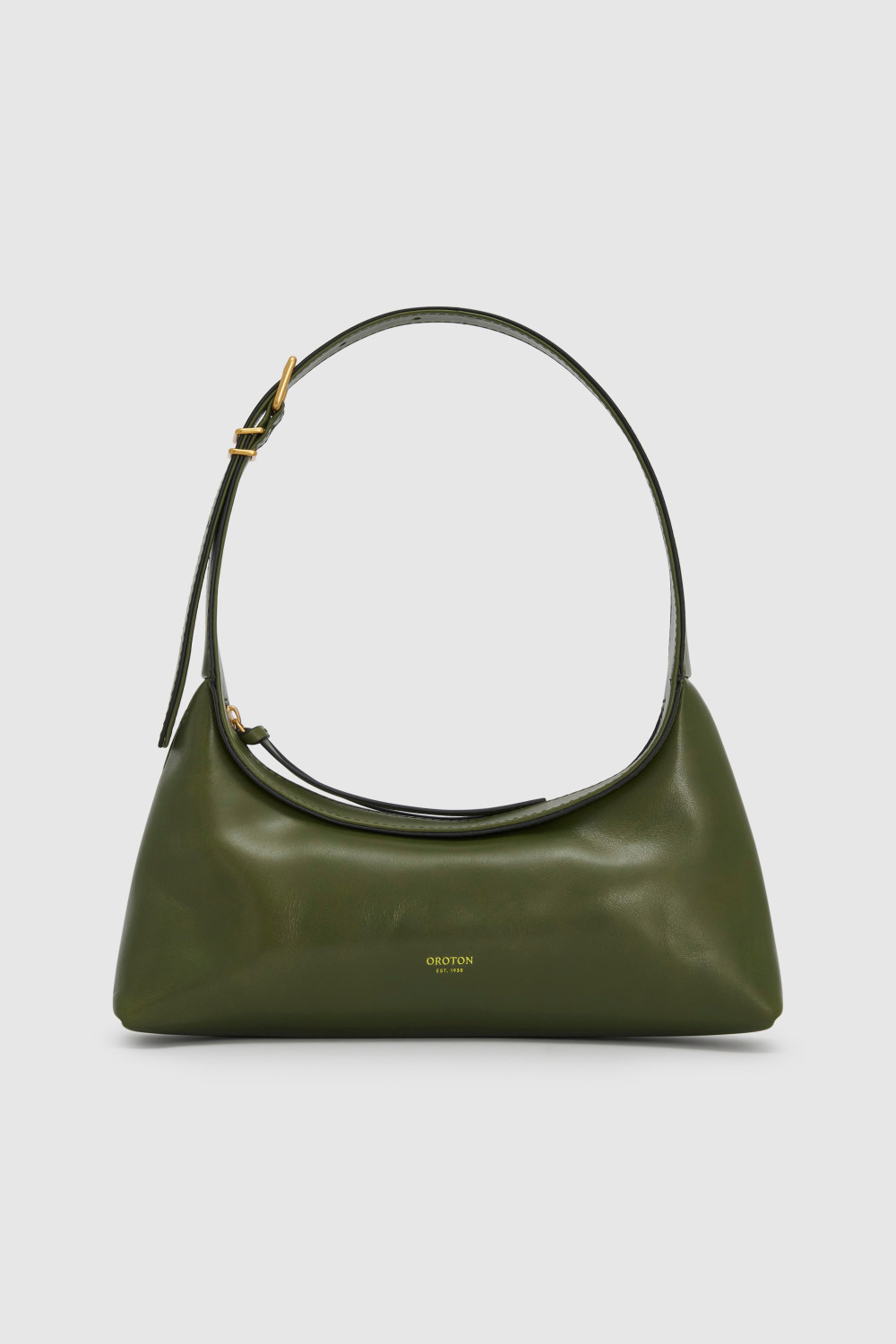 CINDER MINI BAGUETTE DARK KHAKI | Oroton