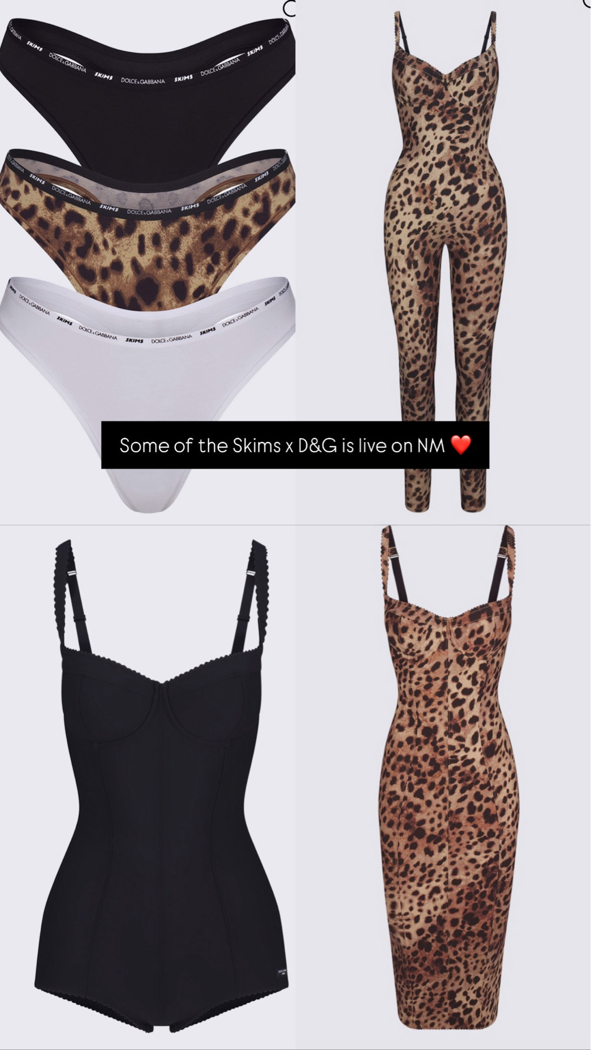 Some of the Skims x Dolce & Gabbana is live! 



#LTKStyleTip