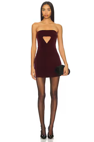 MORE TO COME Gionna Mini Dress in Oxblood from Revolve.com | Revolve Clothing (Global)