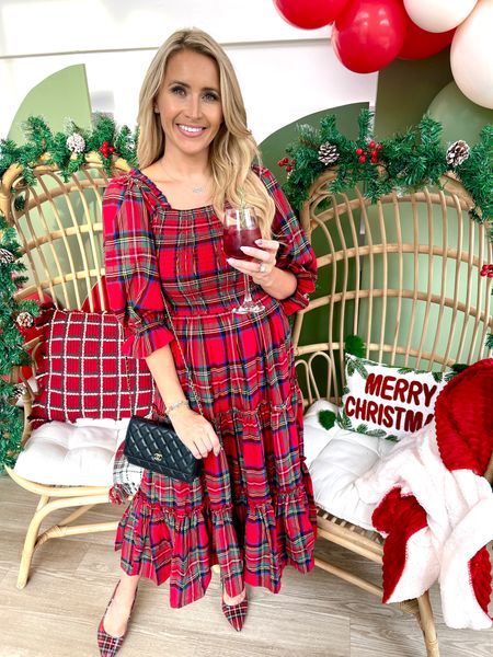 Last night’s look for the Christmas themed event with Face Foundrie. 🎄This Christmas dress also has mommy and me styles. I ordered ones for the girls so we can do Christmas photos in them. 

#LTKHoliday #LTKSeasonal